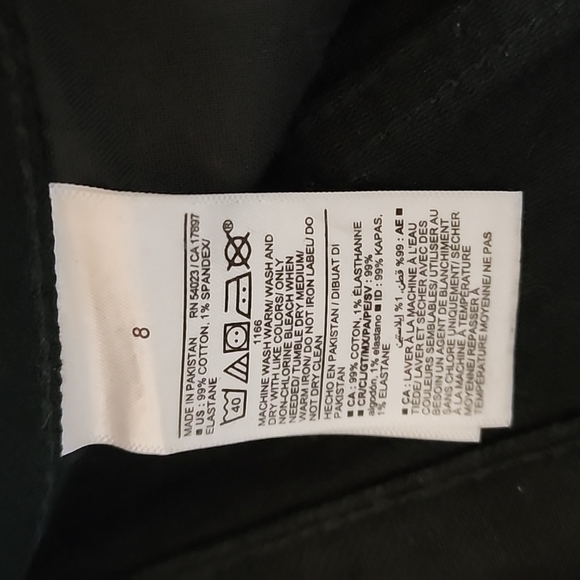 Old Navy Jean Shorts O.G. Straight High Rise Secret Smooth Pockets Size 8 - Picture 3 of 4